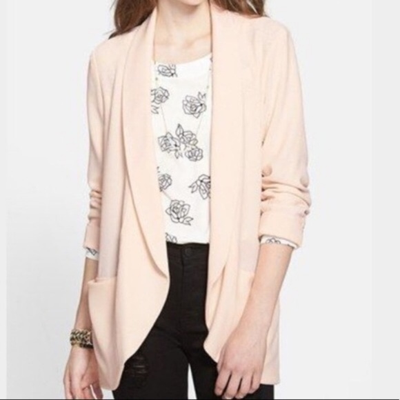 Lush Jackets & Blazers - Lush Cream Blazer
